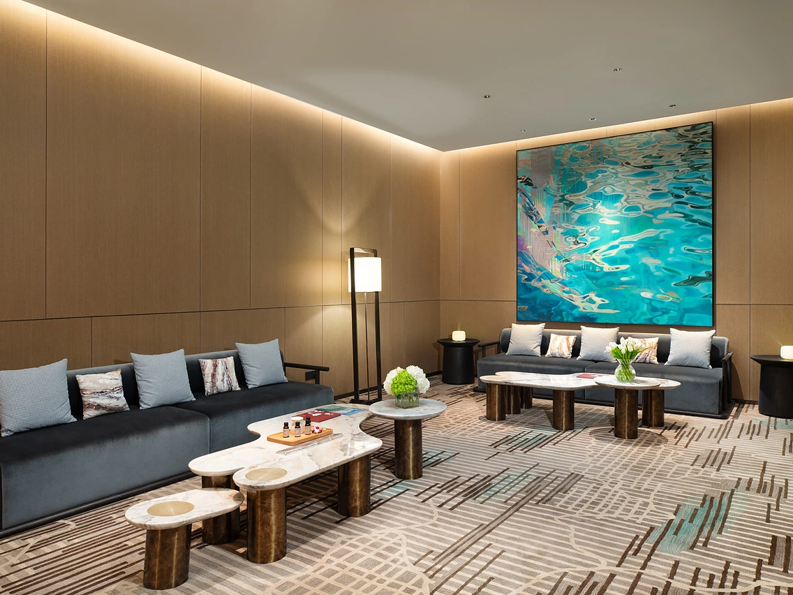 太仓 Club Med 地中海酒店 · 起居区与室内木作