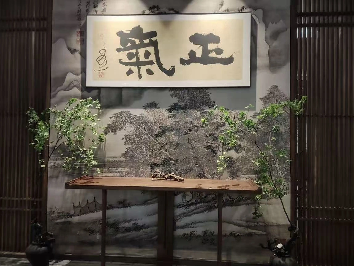 樟树市閤皂山景区设施提升改造项目 · 迎宾端景 · 木作条案与陈设
