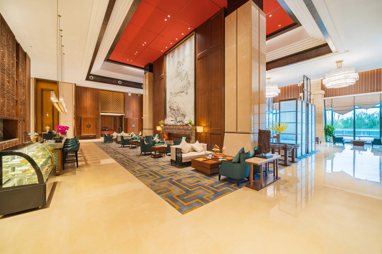 Leitai Cultural Tourism Complex Reception Centre, Wuwei · Lobby and lounge